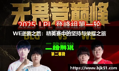 WE逆袭之路：精英赛中的坚持与荣耀之旅